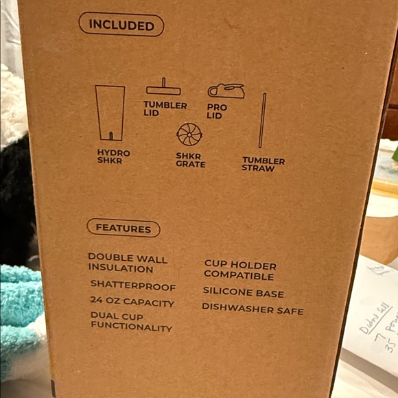 HydroJug HydroSHKR, a 24 oz stainless steel shaker bottle and tumbler combo. - Picture 3 of 4